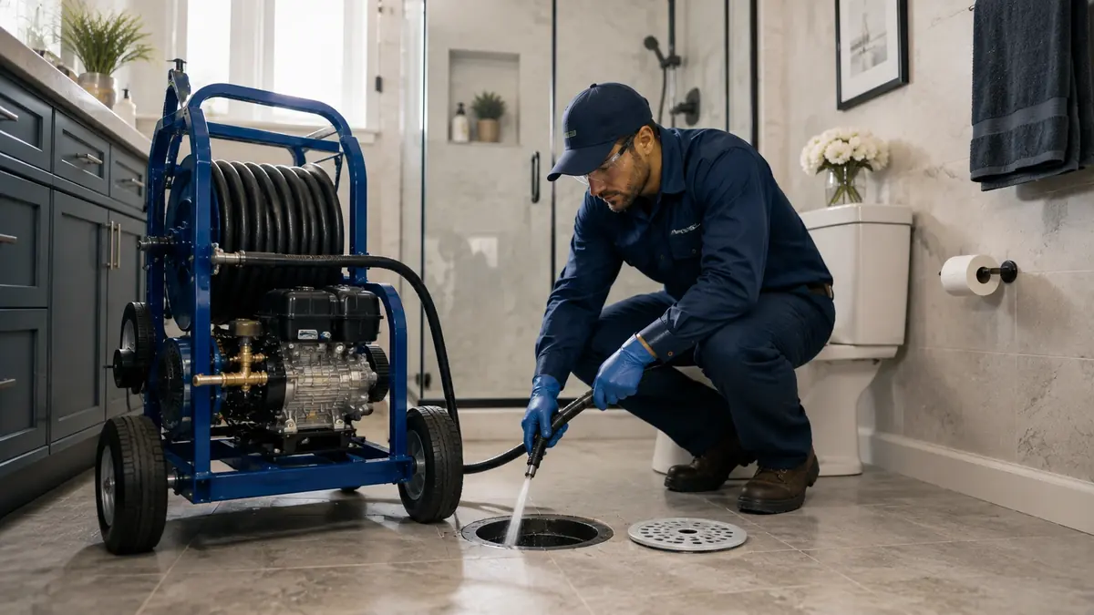 Bathroom Drain Hydro Jetting in Santa Paula