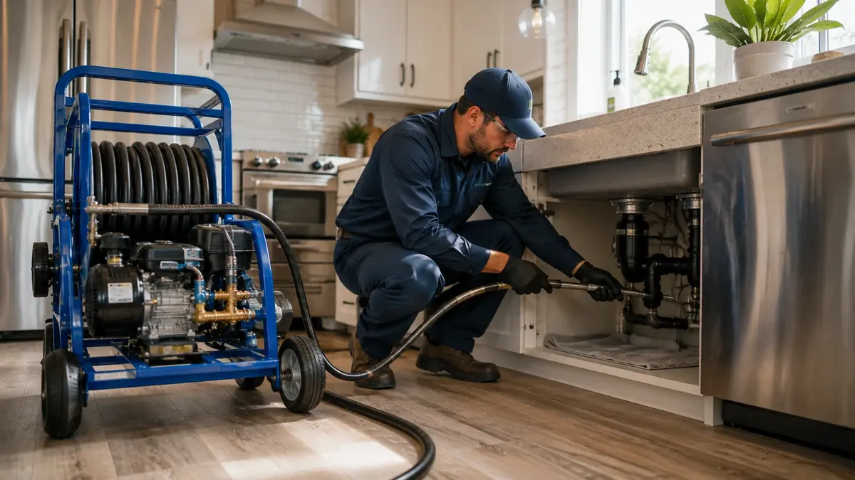 Kitchen Drain Hydro Jetting in Santa Paula