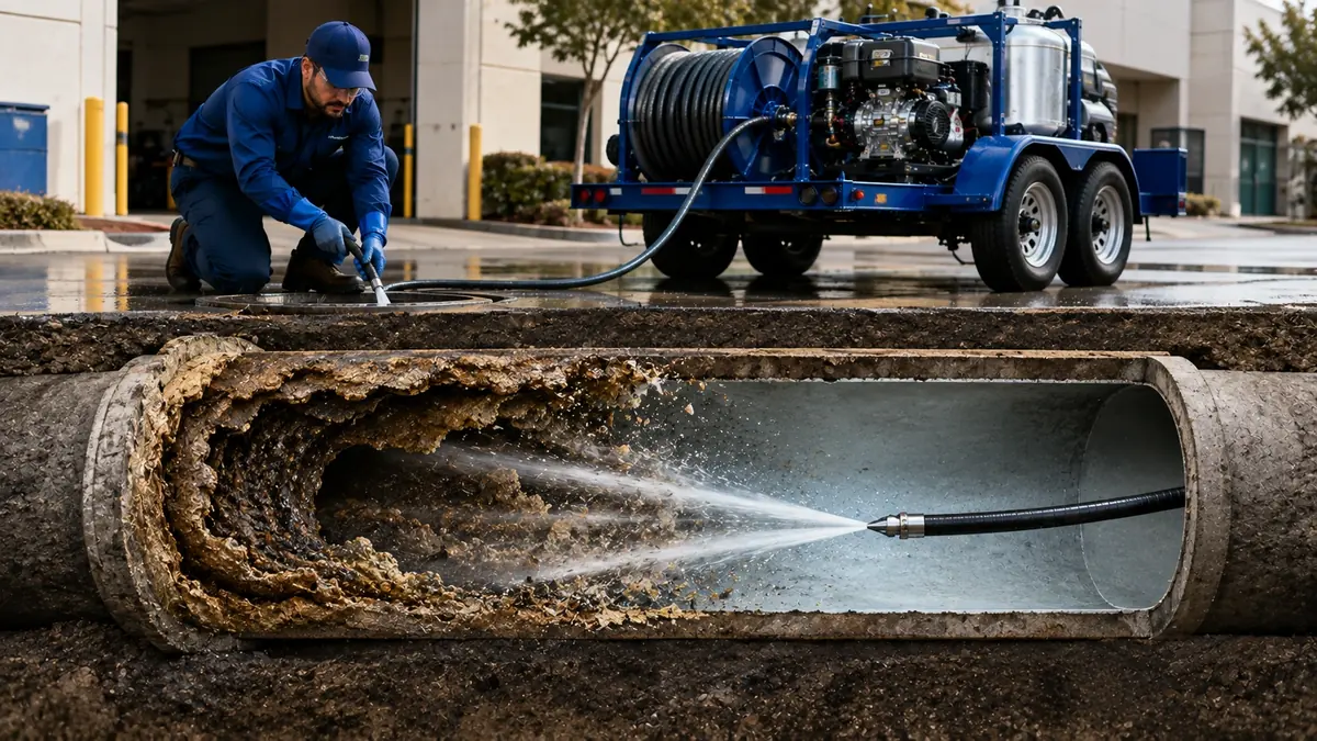 Sewer Pipe Descaling in Santa Paula